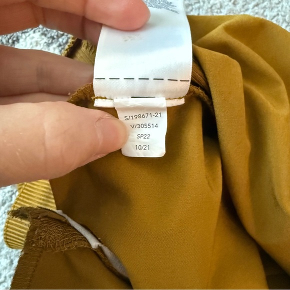 Athleta Brooklyn mustard yellow goldenrod ankle pants size 12 - Picture 9 of 13